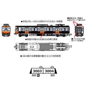 アルピコ交通上高地線3000形「モハ10形リバイバルカラー編成」2両