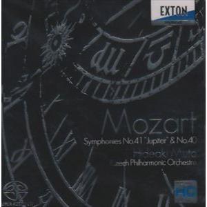 武藤英明／チェコ・フィルハーモニー管弦楽団 / モーツァルト： 交響曲第41番 ジュピター 、交響曲第40番 [CD]｜ggking