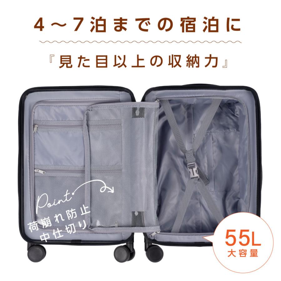スーツケースキャリーケース ワイドハンドル Type CとUSBポート付き　XL スーツケース USBポート付き ワイドハンドル キャリーケース