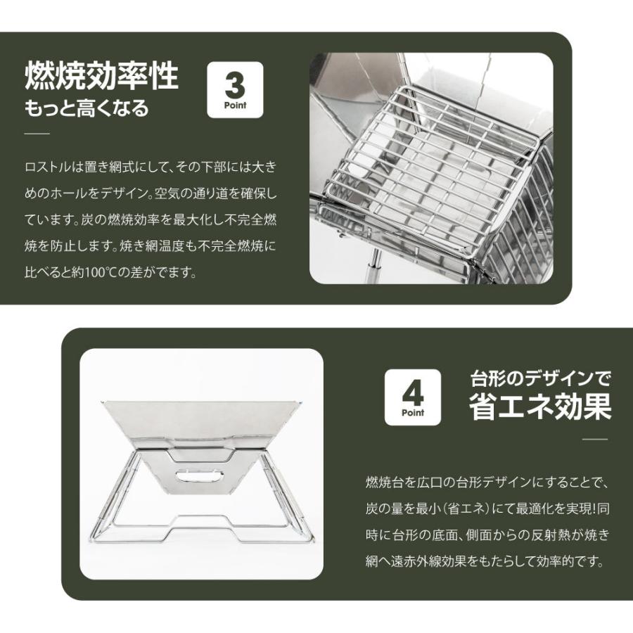 South Light 焚き火台 1台2役 組立簡単 ステンレス 1ー4人用 キャンプ