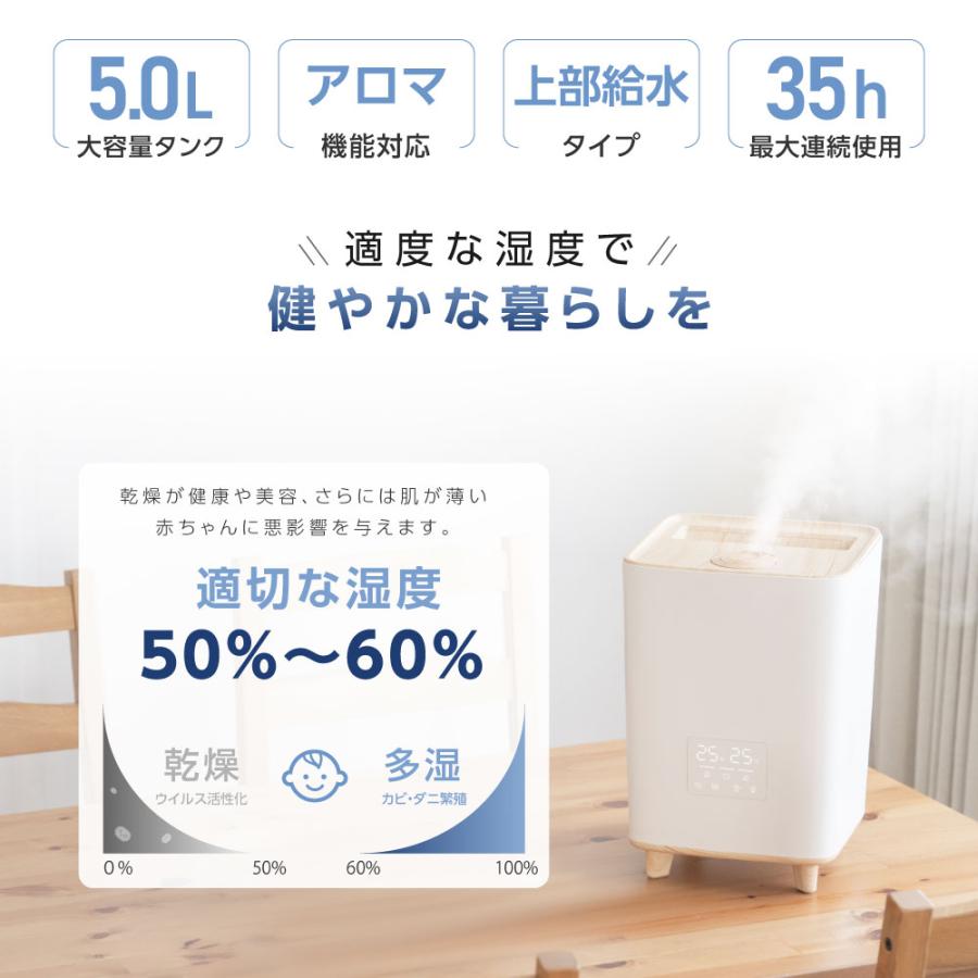 加湿器 超音波 大容量 5L おしゃれ ハイブリッド加湿器 UV除菌 加湿器 超音波 大容量 5L おしゃれ ハイブリッド加湿器 UV除菌