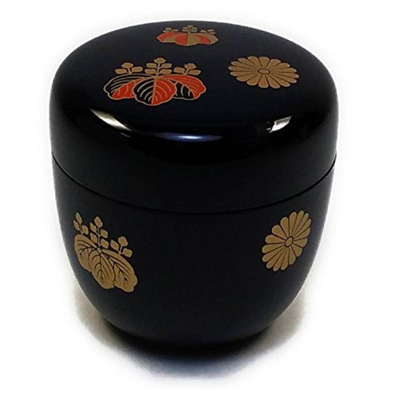 中棗 高台寺蒔絵 黒塗 色蒔絵 樹脂製 日本製 茶道具