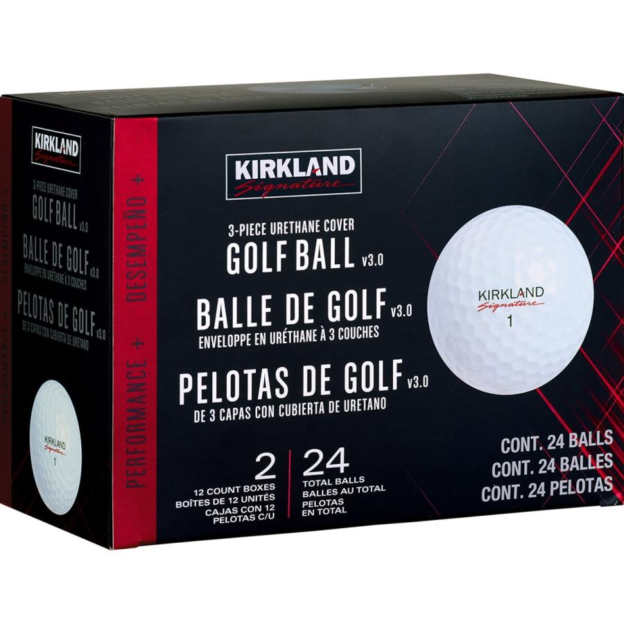 カークランドシグネチャー 3ピースゴルフボール V3 24個入り Kirkland