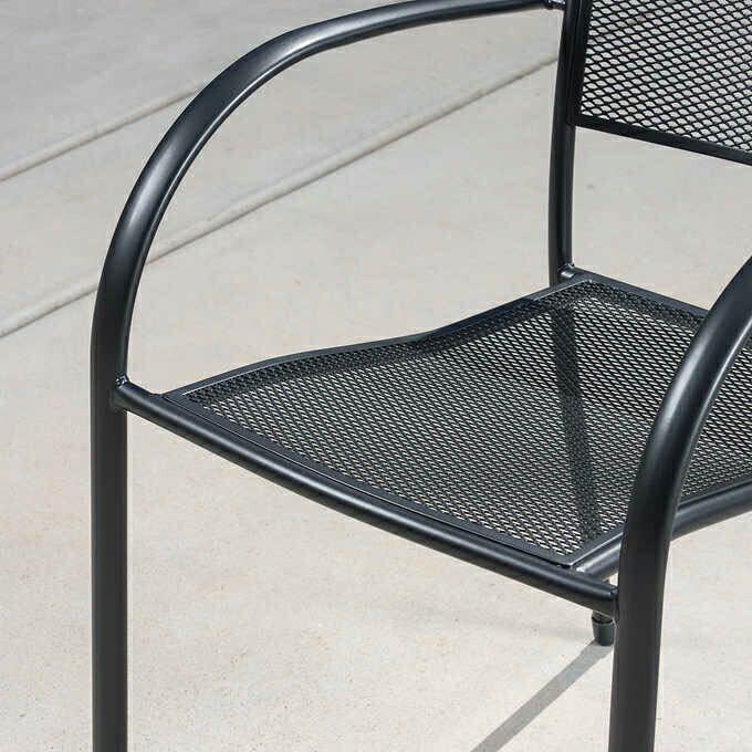 サンヴィラ チェア スチール メッシュ スタッキング 椅子 屋外