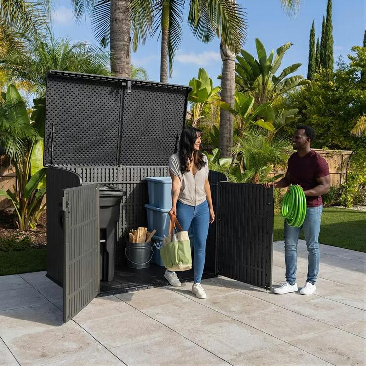 ライフタイム  物置　屋外　(新品) LIFETIME 8 X 10 SHED 大型 屋外用物置 ライフタイム 物置 鍵付き 収納