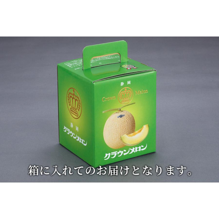 送料無料] 静岡マスクメロン（クラウン）2玉 果物 フルーツ ブランド