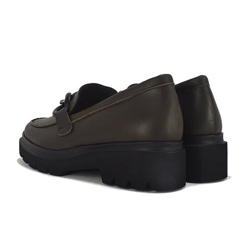 FIZZ REEN（フィズリーン） 革 チェーン飾り 厚底 ローファー : GHILLI