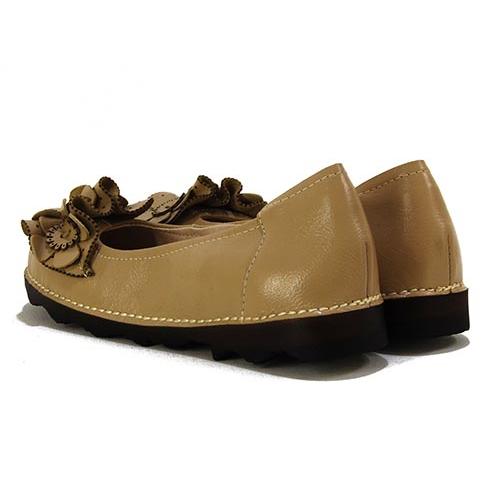 Estacion（エスタシオン） [SALE30%OFF]エスタシオン 革 花モチーフ