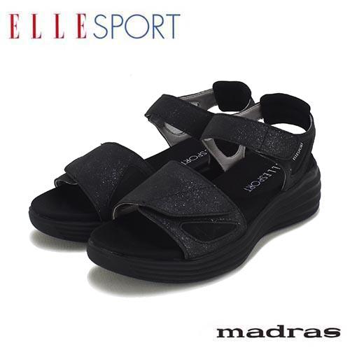 [SALE30%OFF] ELLESPORT　エルスポーツ　マドラス社製　合成皮革　ネックストラップ　スポーツ　サンダル | ELLE
