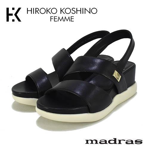ヒロココシノ　マドラス社製　合皮　 厚底　バックベルト　サンダル | HIROKO KOSHINO