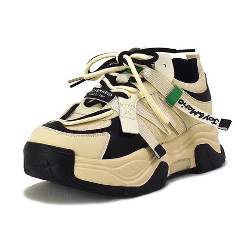 ジョイマリオ　Joy&Mario　合皮　ダブルヒモ　厚底　スニーカー |  | 03