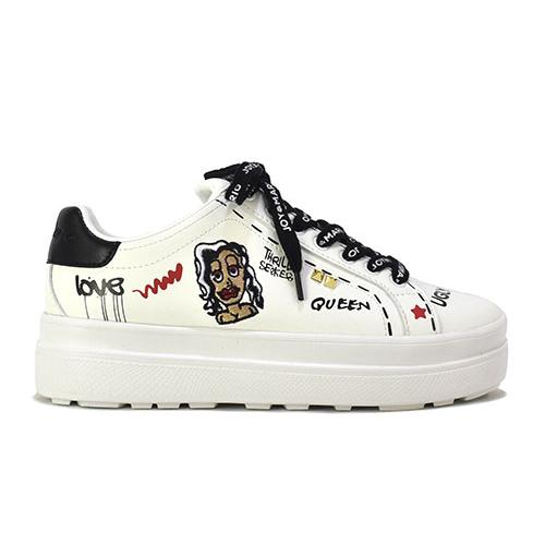 ジョイマリオ Joy&Mario 合皮 VGLYBOY イラスト 厚底 スニーカー