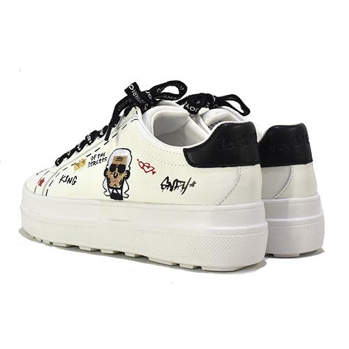 【美品】Joy & Mario スニーカー ジョイマリオ Joy&Mario 合皮 VGLYBOY イラスト 厚底 スニーカー