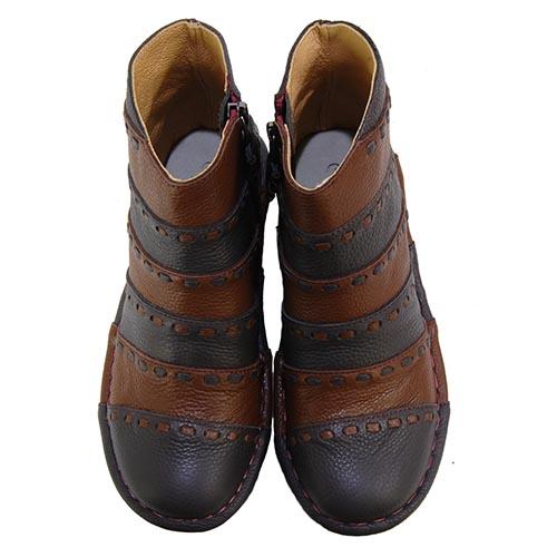 エスタシオン　Lサイズ（24.0）　牛革ショートブーツ ff713d262f64cc02267e495cdb8559