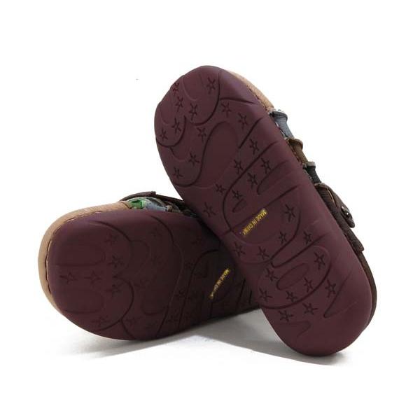 エスタシオン 未使用級 グルグルモチーフ 2wayサボサンダル レザー L