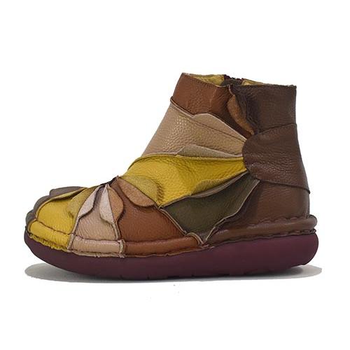 estacion エスタシオン　お花モチーフ本革ショートブーツ 楽天市場】【送料無料】Estacion～エスタシオン～・カラフル