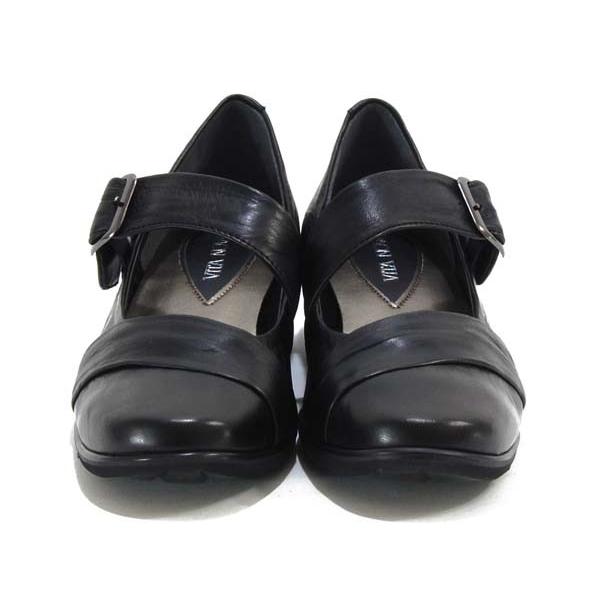 ビタノーバ VITA NOVA 革 甲ストラップ ローヒールパンプス |  | 03