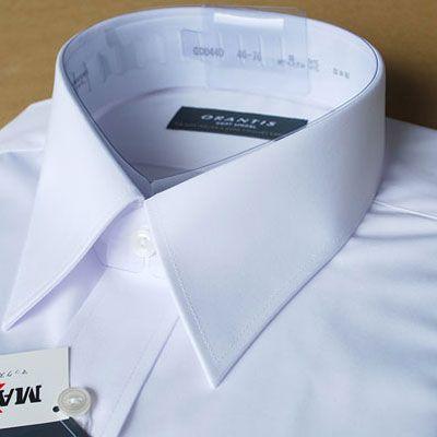 日本製富士紡の素材を使用した形態安定ホワイトシャツ GDD440 山喜株式