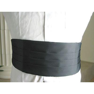 タキシード用】黒のカマーバンドのみAT197サイズLL ウエスト86cm