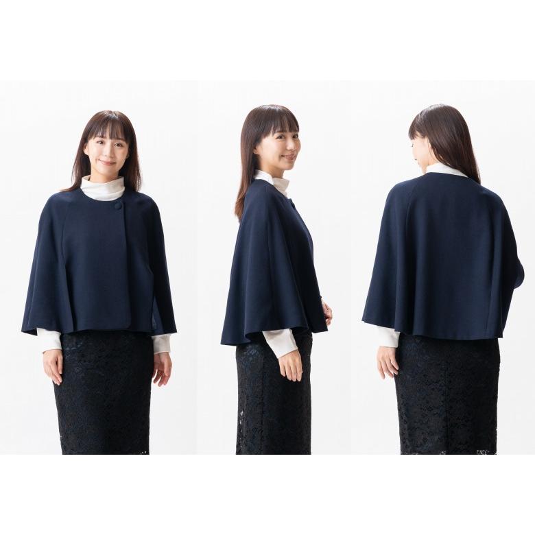 2026年春秋冬用新発売 日本製 フォーマルケープコート PB18202 ウール