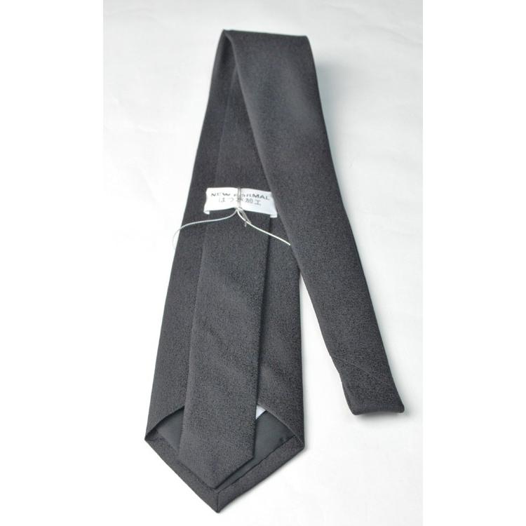 シルク100％黒ネクタイJN004 朱子織無地 日本製 葬儀用 : GHK