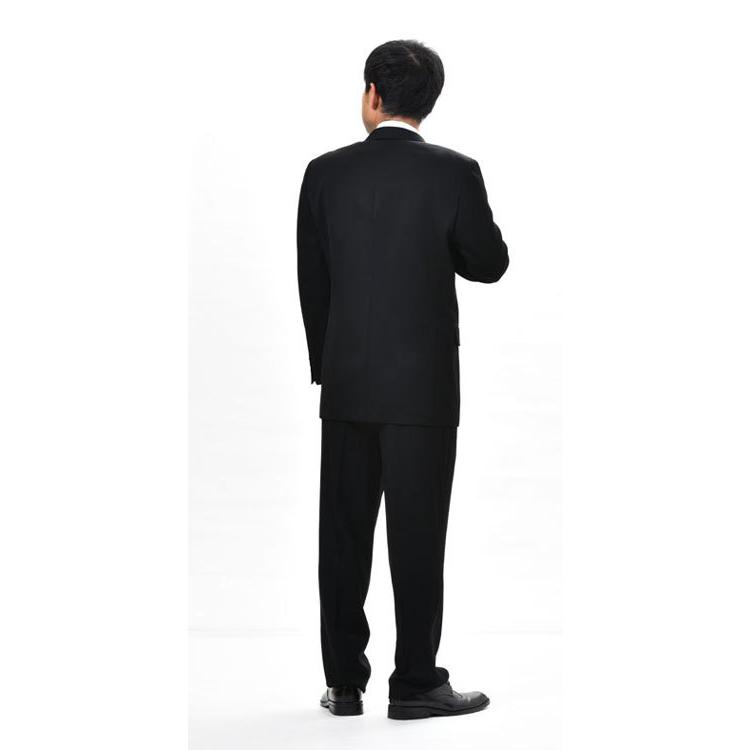 秋冬用 MIYUKITEX ダブル礼服 日本製ブラックスーツ RM13300