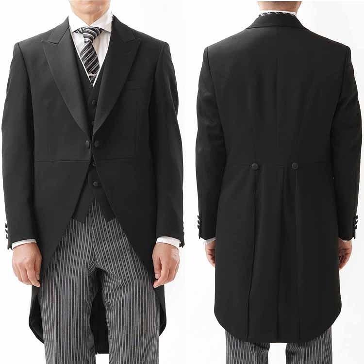 MIYUKITEXの合冬物ミユキ毛織のモーニングコート&ベスト＆SUPERTEX縞