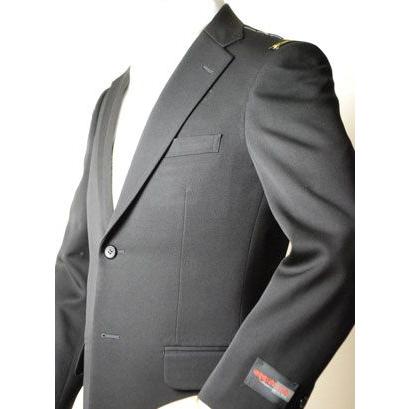 日本製 合服 ウール99%シングル2BブラックスーツRM16100Y体 日本製 合服 ウール99%シングル2BブラックスーツRM16100Y体