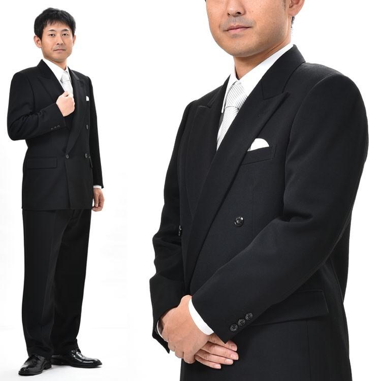 春夏用 日本製ブラックフォーマルスーツ 紳士 略礼服 喪服 RM16560