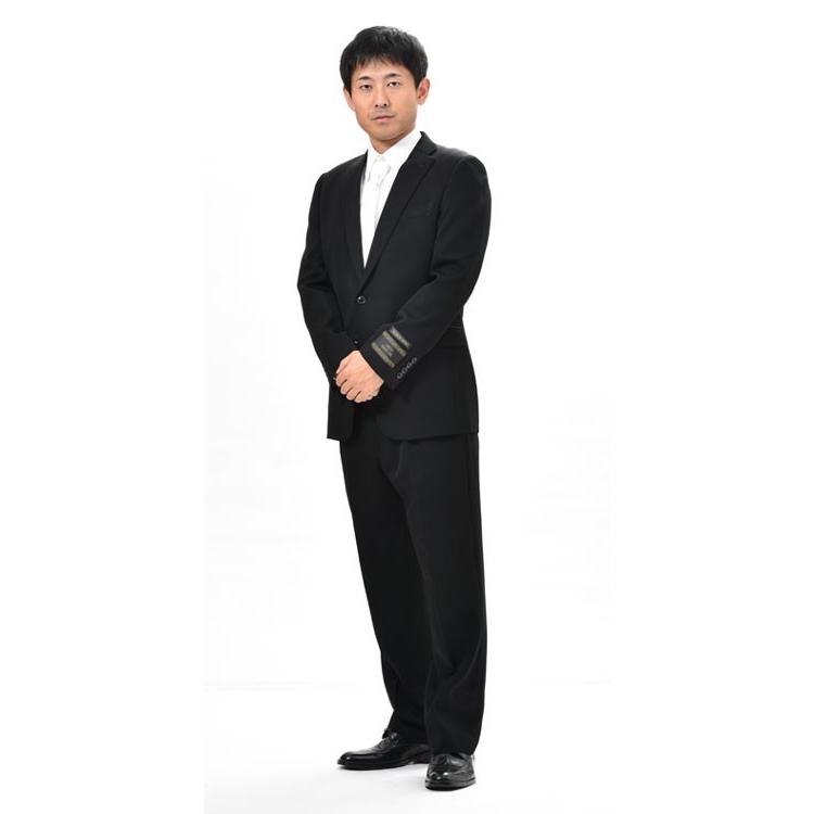 夏服ブラックスーツ 日本製シングル略礼服夏用喪服2B1掛 RM18760