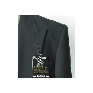 夏用SUPERTEX（長大毛織）ダブル日本製ブラックスーツRM6640 サマー