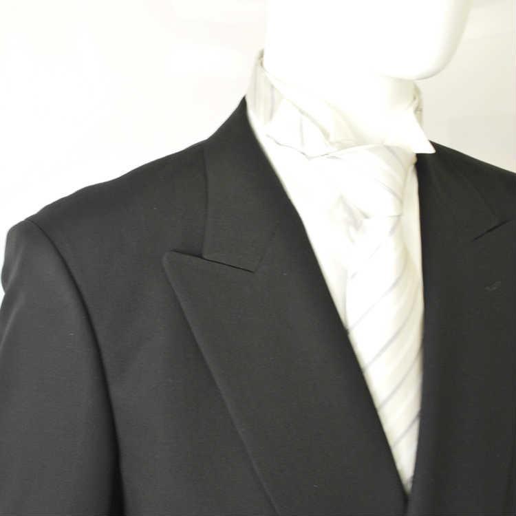 夏用 ブラックスーツ ダブル略礼服 喪服 4B×1 RM84148 ワンタック