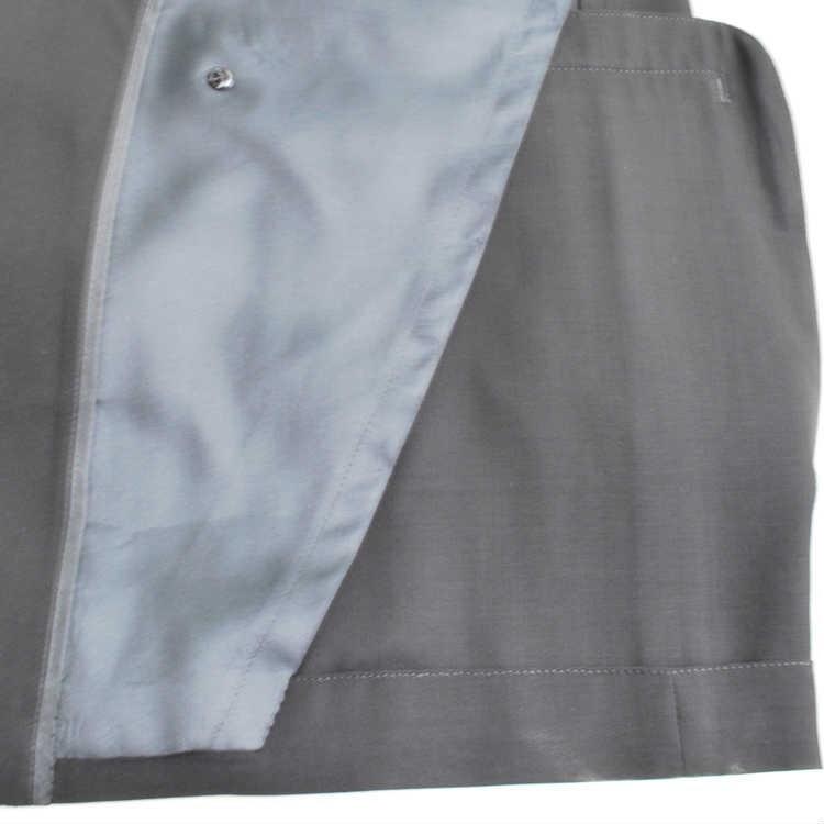 夏用 ブラックスーツ ダブル略礼服 喪服 4B×1 RM84148 ワンタック