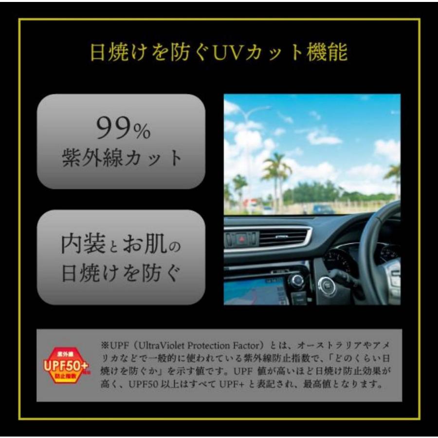 カーフィルム 新型ヴォクシー ノア 透明クリア断熱フィルム FGR500
