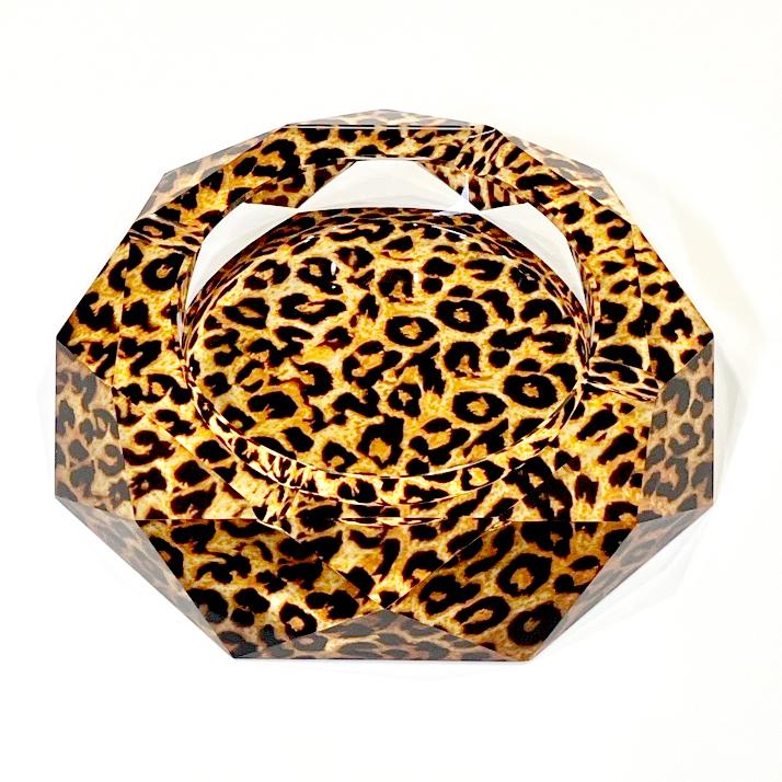 HERMES　灰皿　豹柄　レオパード Yahoo!オークション -「エルメス 灰皿 (アッシュトレイ