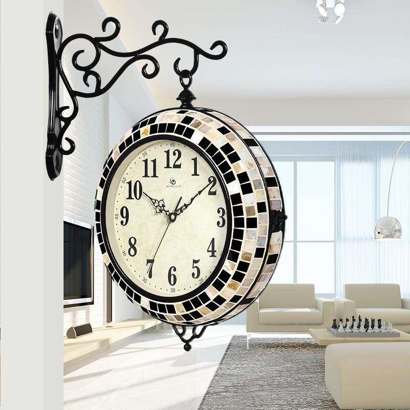 激安商品豪華天然貝殻 壁掛け時計家庭用 掛時計 柱時計 インテリア 住まい 小物 9 000 Www Epmhv Quito Gob Ec