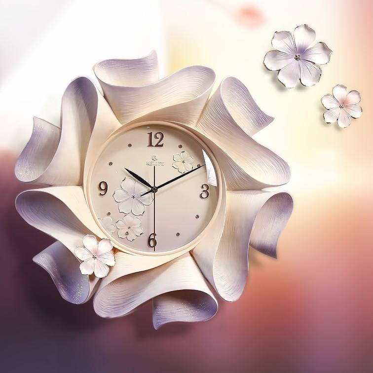 フラワー装飾 両面掛時計 静音時計 豪華 おしゃれ 楽天市場】掛け時計 おしゃれ 静音 超大型時計 壁掛け時計 イチョウ