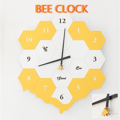 Gms 送料無料 おしゃれ 蜂 可愛い デザイン 大きい 北欧 壁掛け 小児 子供 子供部屋 蜜蜂 蜂蜜 ハチの巣 掛け時計 型番 Gms Gms G House 通販 Yahoo ショッピング
