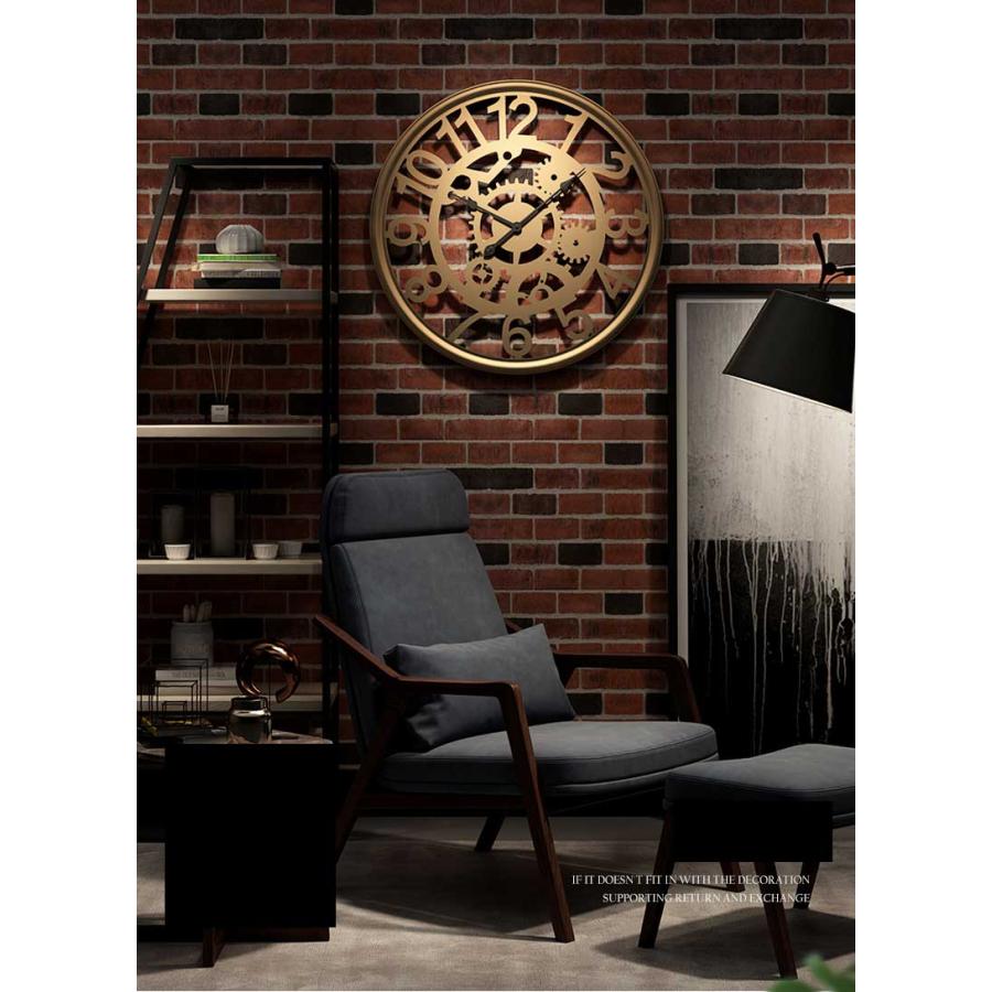 掛け時計 おしゃれ 北欧風 時計 ファッション モダン 金属製 アイアン