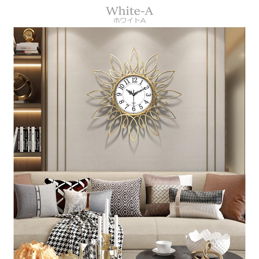 GMS02660 時計 壁掛け ラグジュアリー デザイン おしゃれ メタル 金属