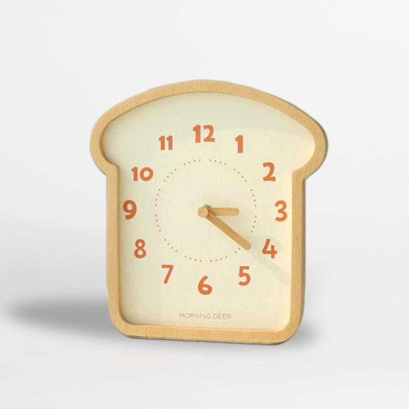 GMS03048 置き時計 掛け時計 モダン ナチュラル 北欧 食パン デザイン