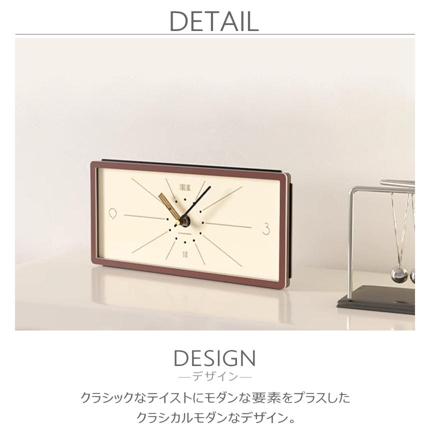 ☆北欧テイストやモダンなお部屋のアクセントに　掛け時計 GMS03062 掛け時計 クラシカル モダン かわいい 北欧 デザイン 横長