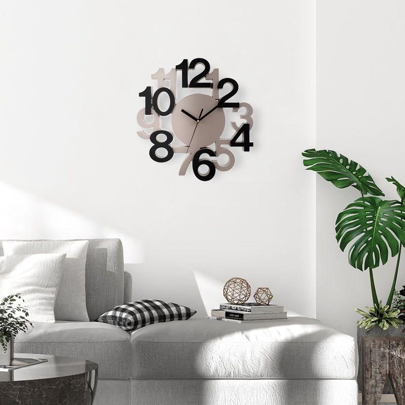 GMS03084 掛け時計 静音 連続秒針 モダン アート デザイン シンプル