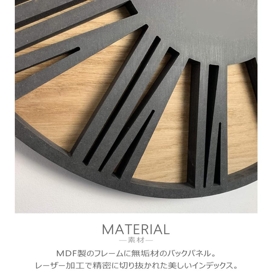 木製壁掛け時計 北欧 シャビー レトロ インダストリアル カフェ ナチュラル GMS03210-M 掛け時計 おしゃれ クラシカル モダン インダストリアル
