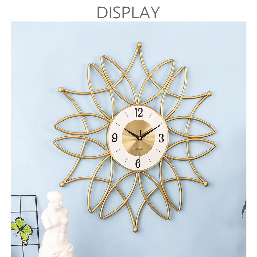 GMS03226 掛け時計 おしゃれ アート モダン 花びら フラワー モチーフ