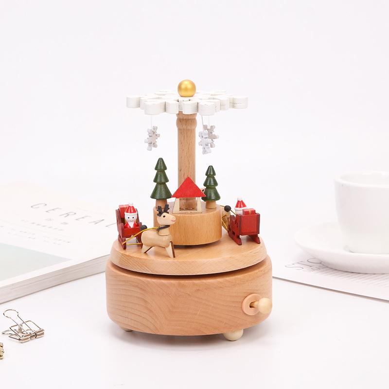 【新品】オルゴール　クリスマスボックス　プレゼント　サンタクロース　クリスマス GMS03327 クリスマス かわいい サンタクロース サンタさん