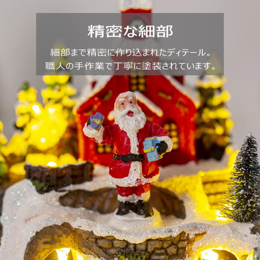 GMS03358 クリスマス サンタクロース オルゴール ミュージックボックス