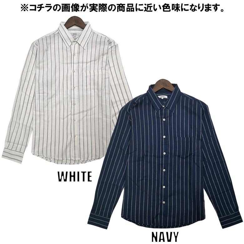 シャツ メンズ 長袖 綿麻 コットン リネン ストレッチ ストライプ 薄手 ホワイト ネイビー 長袖シャツ カジュアルシャツ 白シャツ ストライプシャツ 麻シャツ a G H R Golden High Roller 通販 Yahoo ショッピング