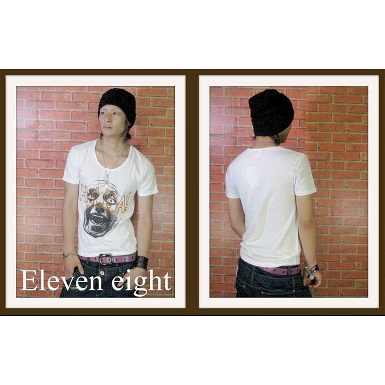 【閉店セール】メンズ 半袖Tシャツ アートプリント シャウト 叫び 面白Tシャツ Uネック ホワイト ワイン S〜L | 