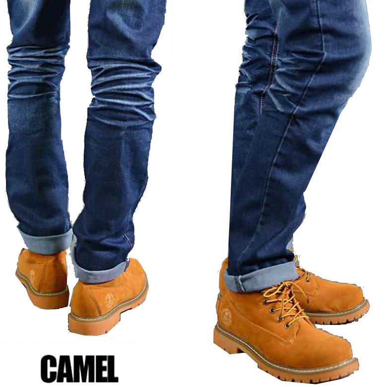 ブラウンレザーハイカットブーツ 閉店セール】DIVINER ワークブーツ PUレザー スウェード メンズ ブーツ